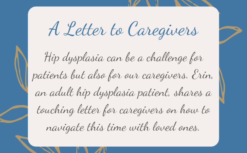 A Letter to Caregivers